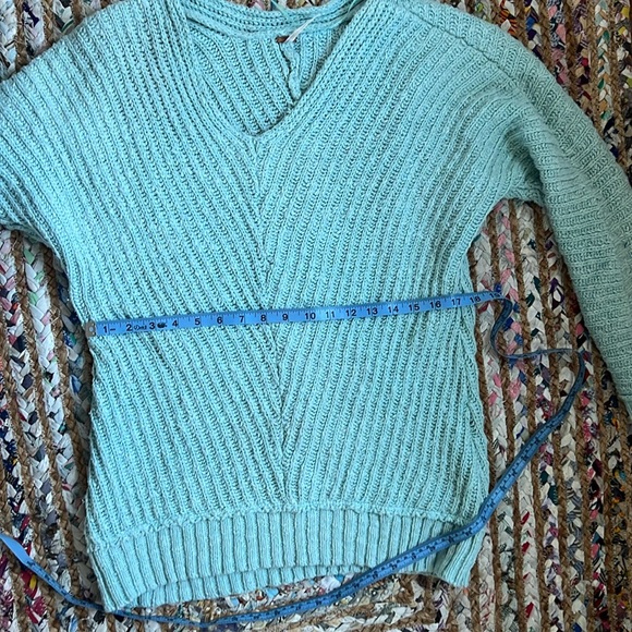 Free People Mint Chunky Sweater - Picture 7 of 7